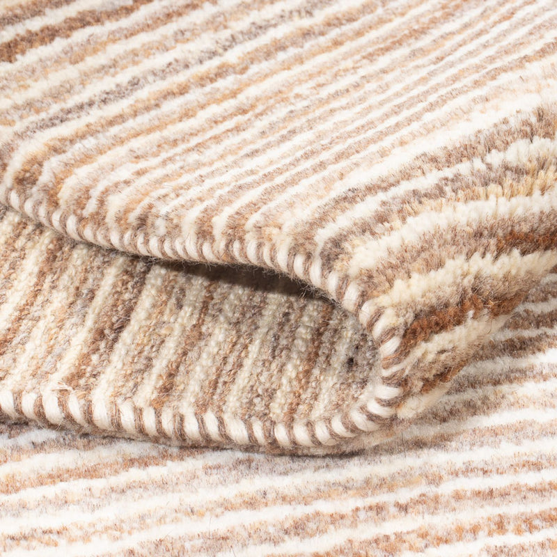 Gabbeh-matta - persisk - 145 x 102 cm - mörk beige