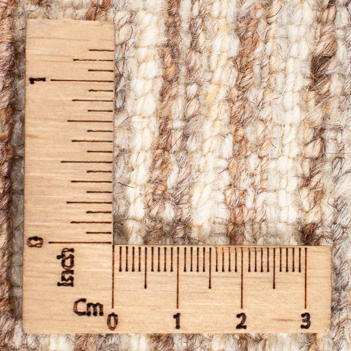 Gabbeh-matta - persisk - 145 x 102 cm - mörk beige