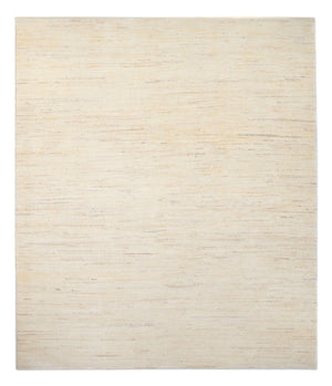 Gabbeh-matta - persisk - 226 x 174 cm - ljusbeige