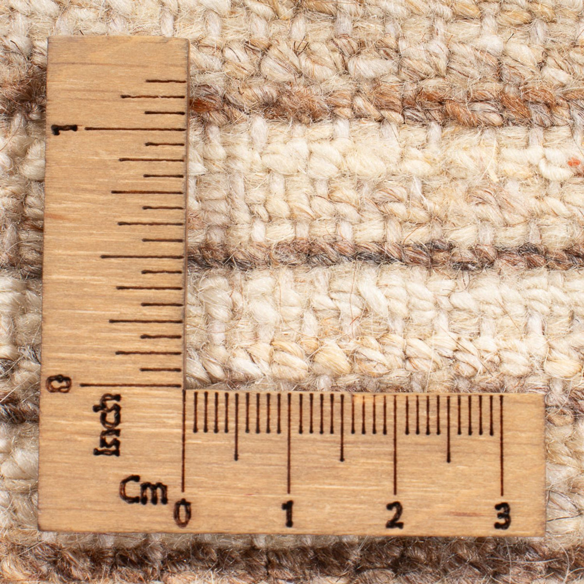 Gabbeh-matta - persisk - 140 x 105 cm - mörk beige