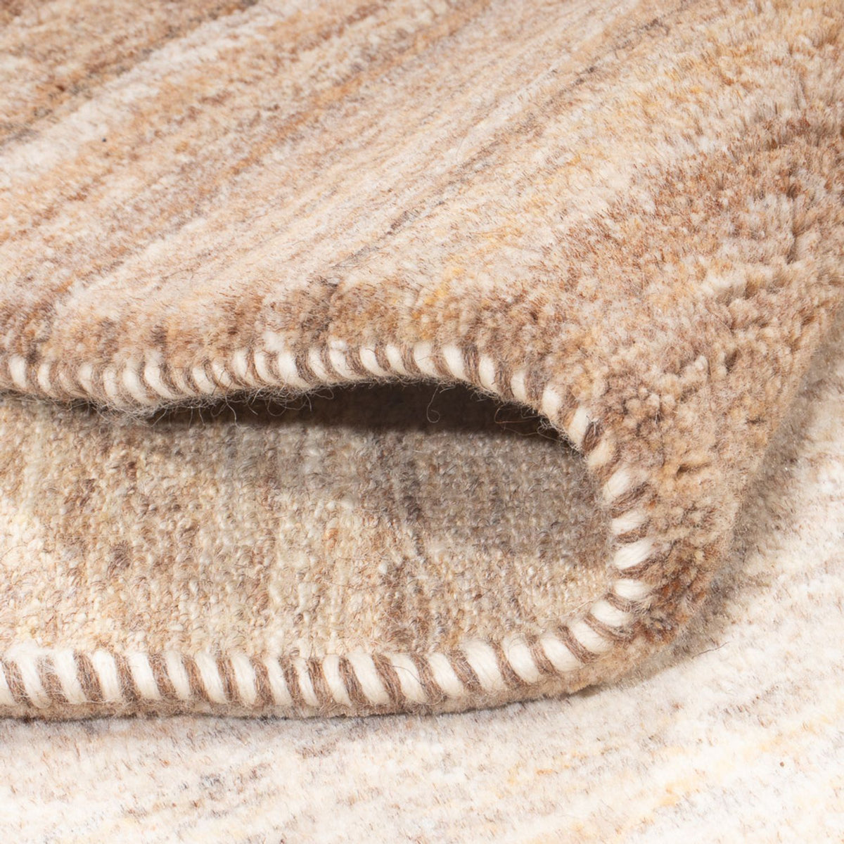 Runner Gabbeh-matta - persisk - 334 x 87 cm - natur