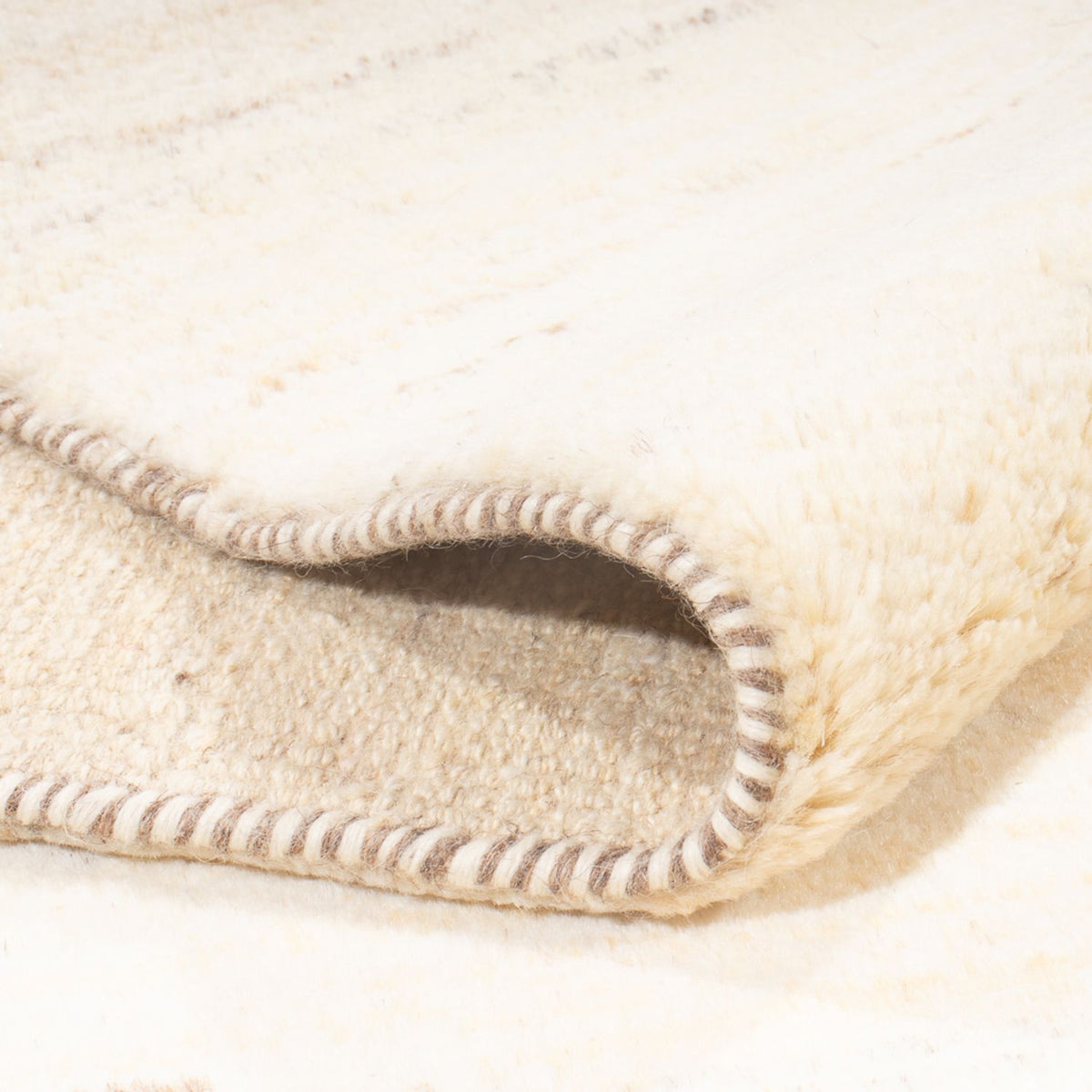 Gabbeh-matta - persisk - 190 x 145 cm - vit