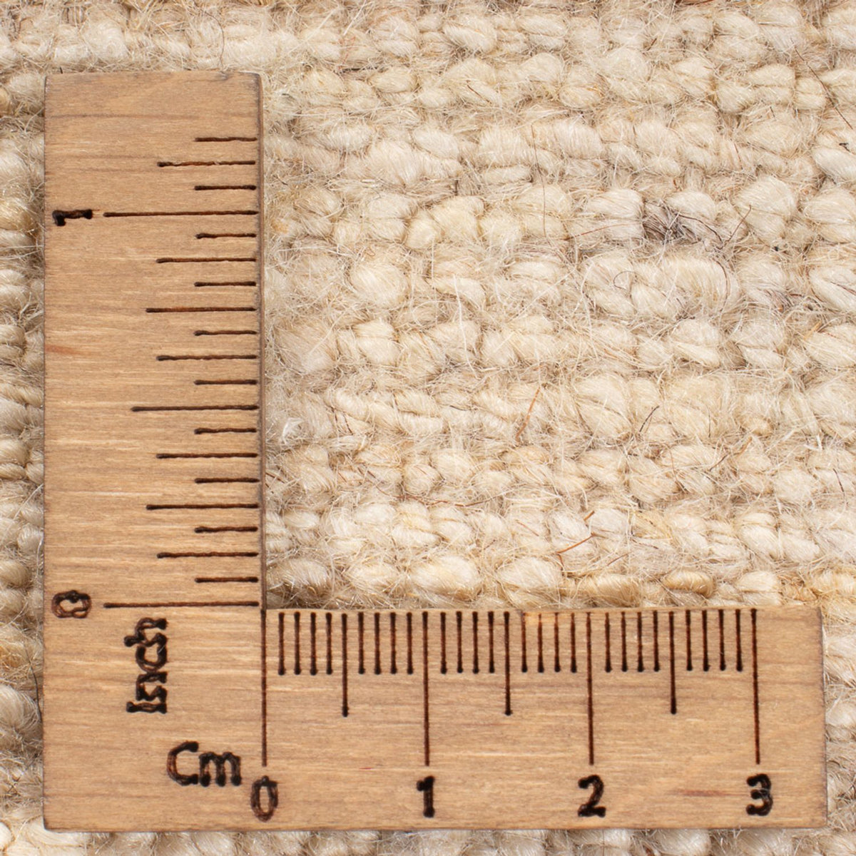 Gabbeh-matta - persisk - 196 x 151 cm - ljusbeige