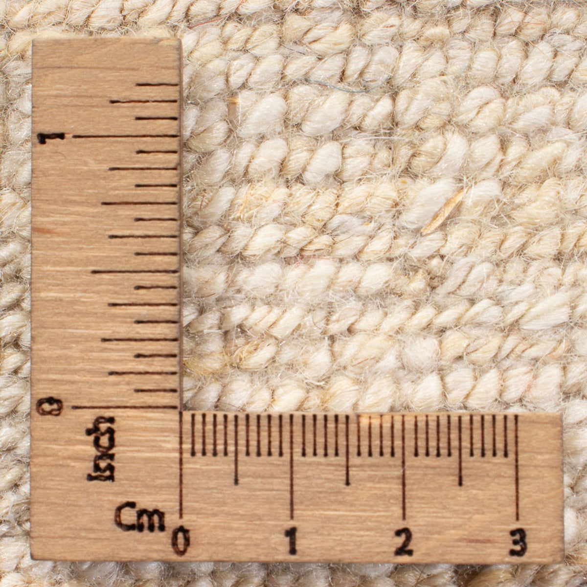 Gabbeh-matta - persisk - 101 x 61 cm - grädde