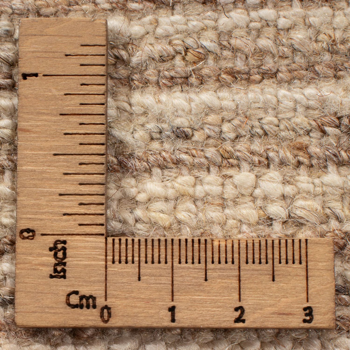 Gabbeh-matta - persisk - 233 x 175 cm - ljusbeige