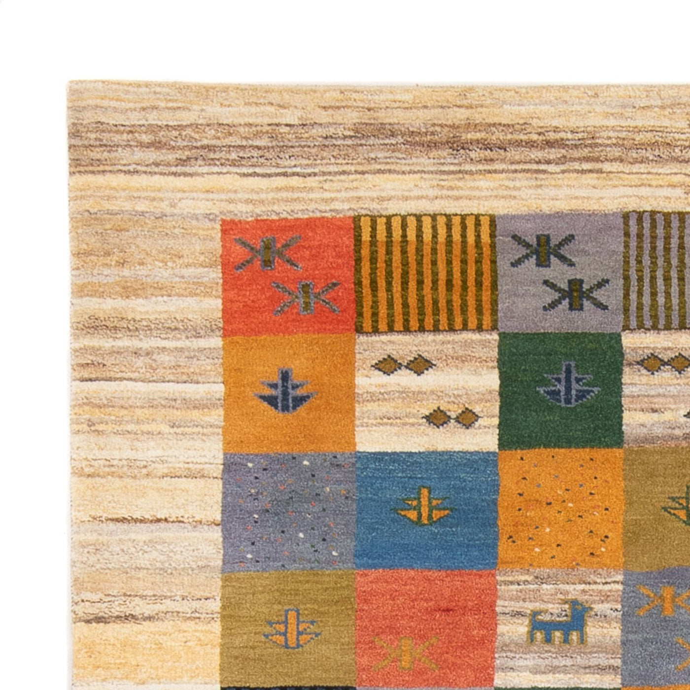 Persisk Gabbeh Mattan 242x174cm - Perserteppich Wollteppich
