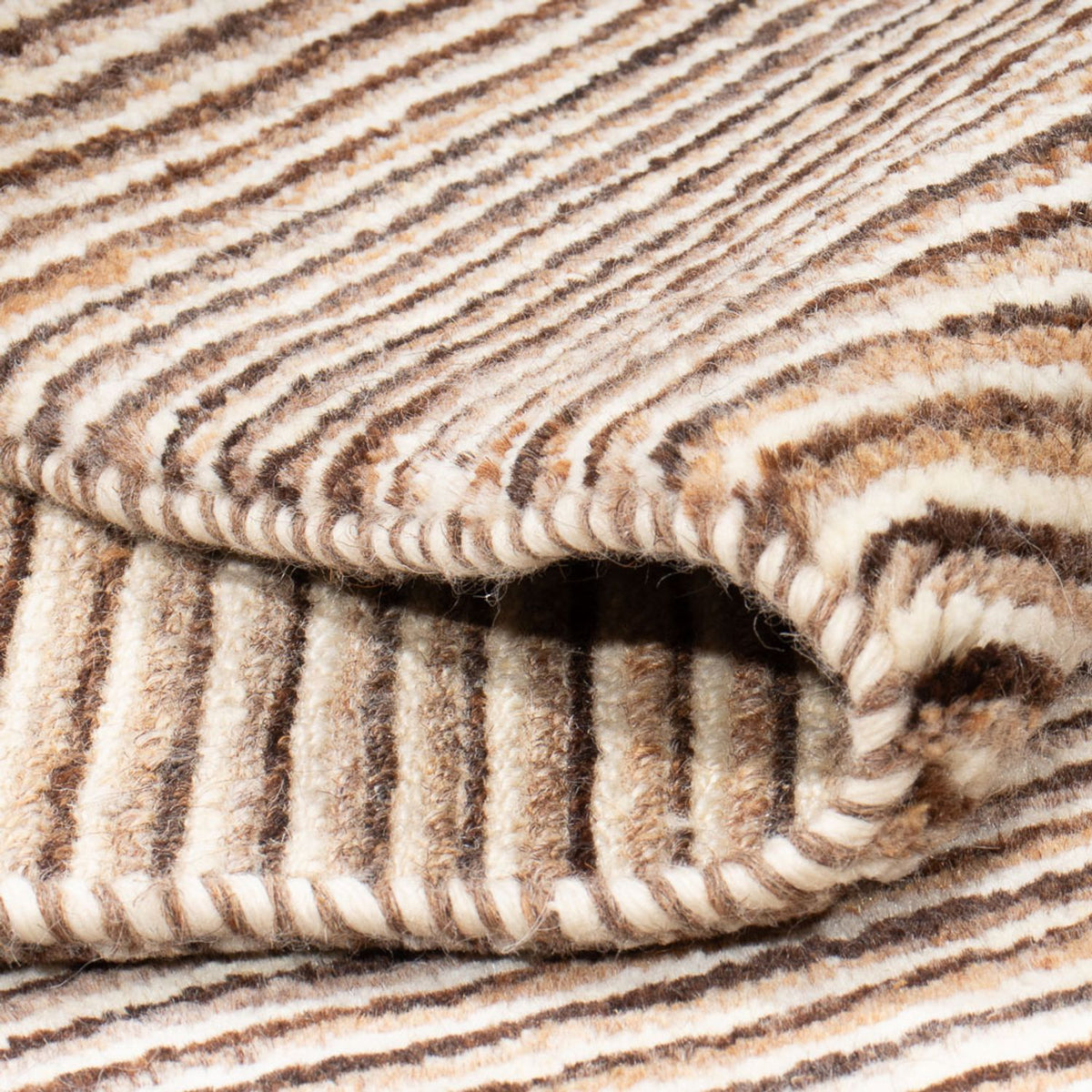 Gabbeh-matta - persisk - 243 x 172 cm - mörkbrun