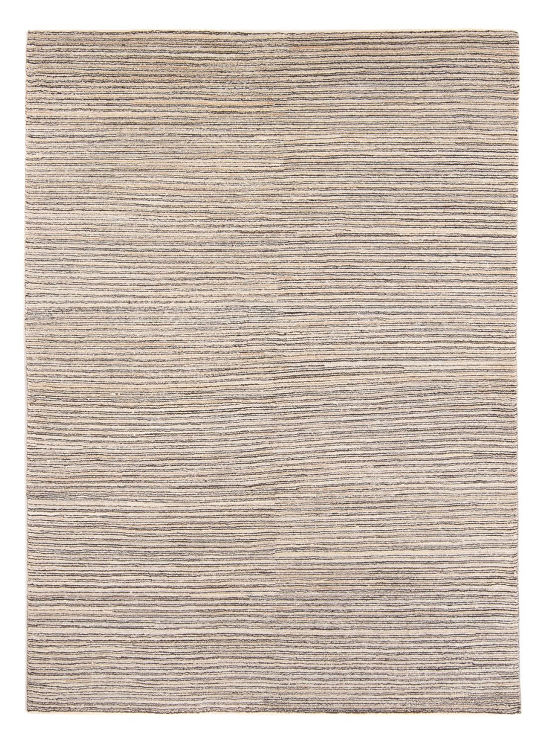 Gabbeh-matta - persisk - 242 x 162 cm - mörk beige