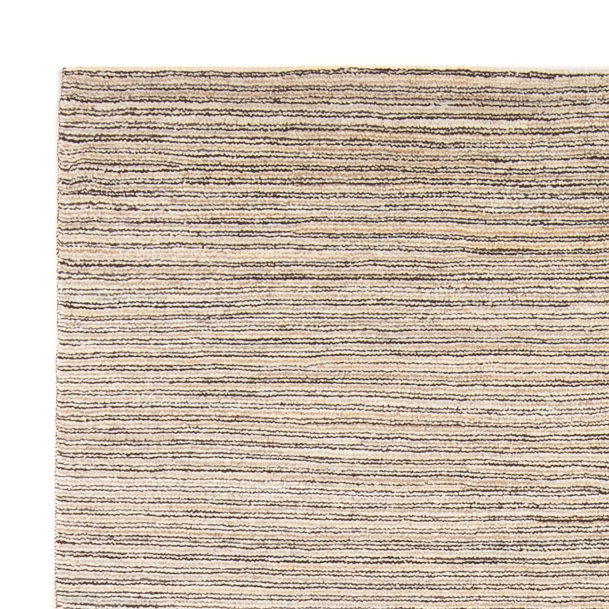 Gabbeh-matta - persisk - 242 x 162 cm - mörk beige