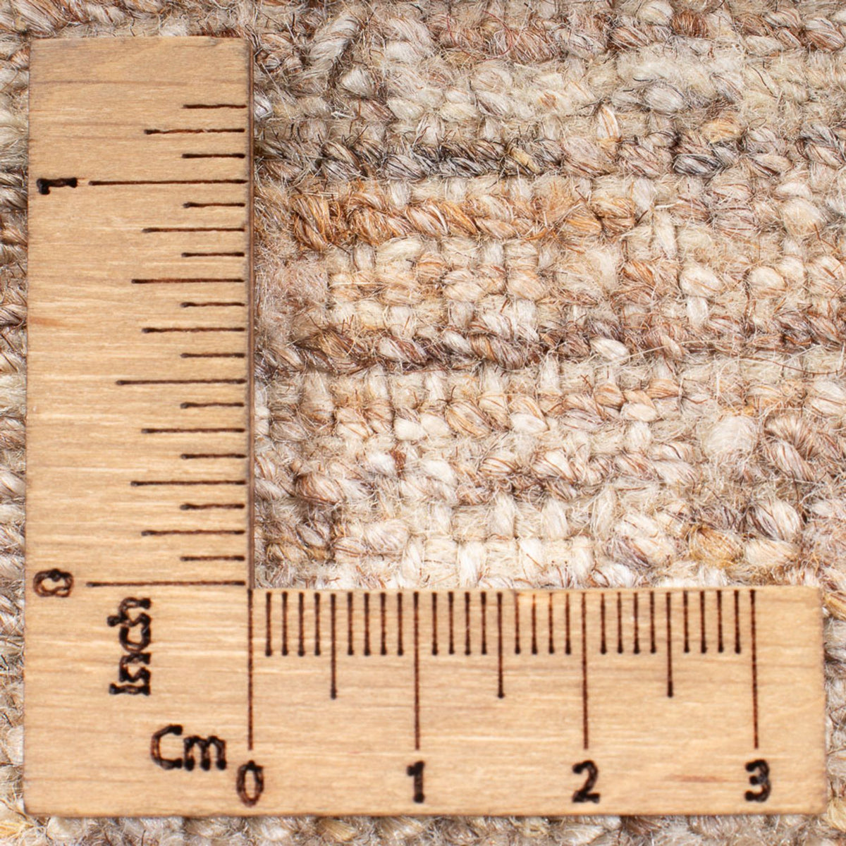 Gabbeh-matta - persisk - 184 x 148 cm - mörk beige