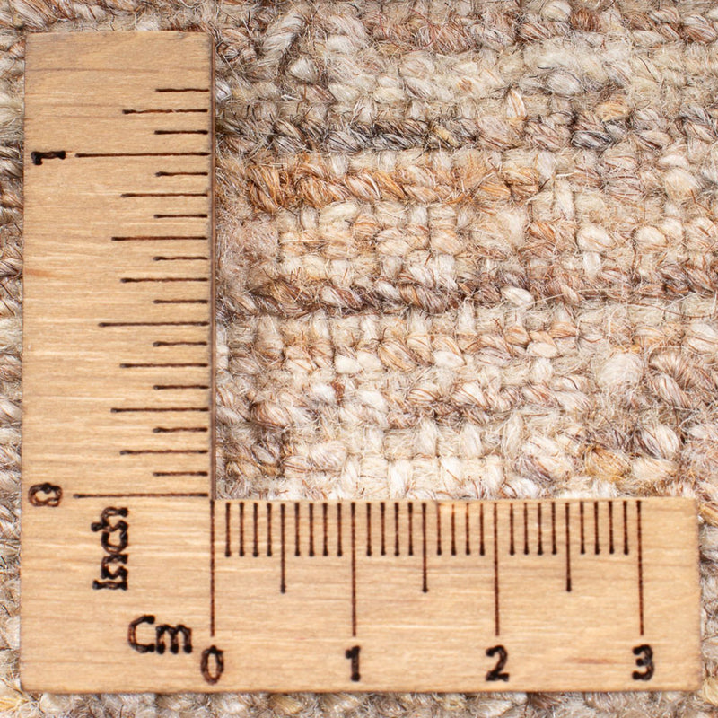 Gabbeh-matta - persisk - 184 x 148 cm - mörk beige