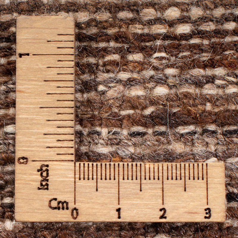 Gabbeh-matta - persisk - 192 x 158 cm - mörkbrun