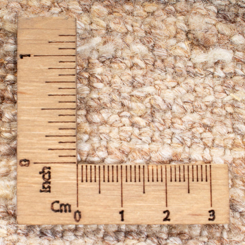 Gabbeh-matta - persisk - 204 x 148 cm - mörk beige