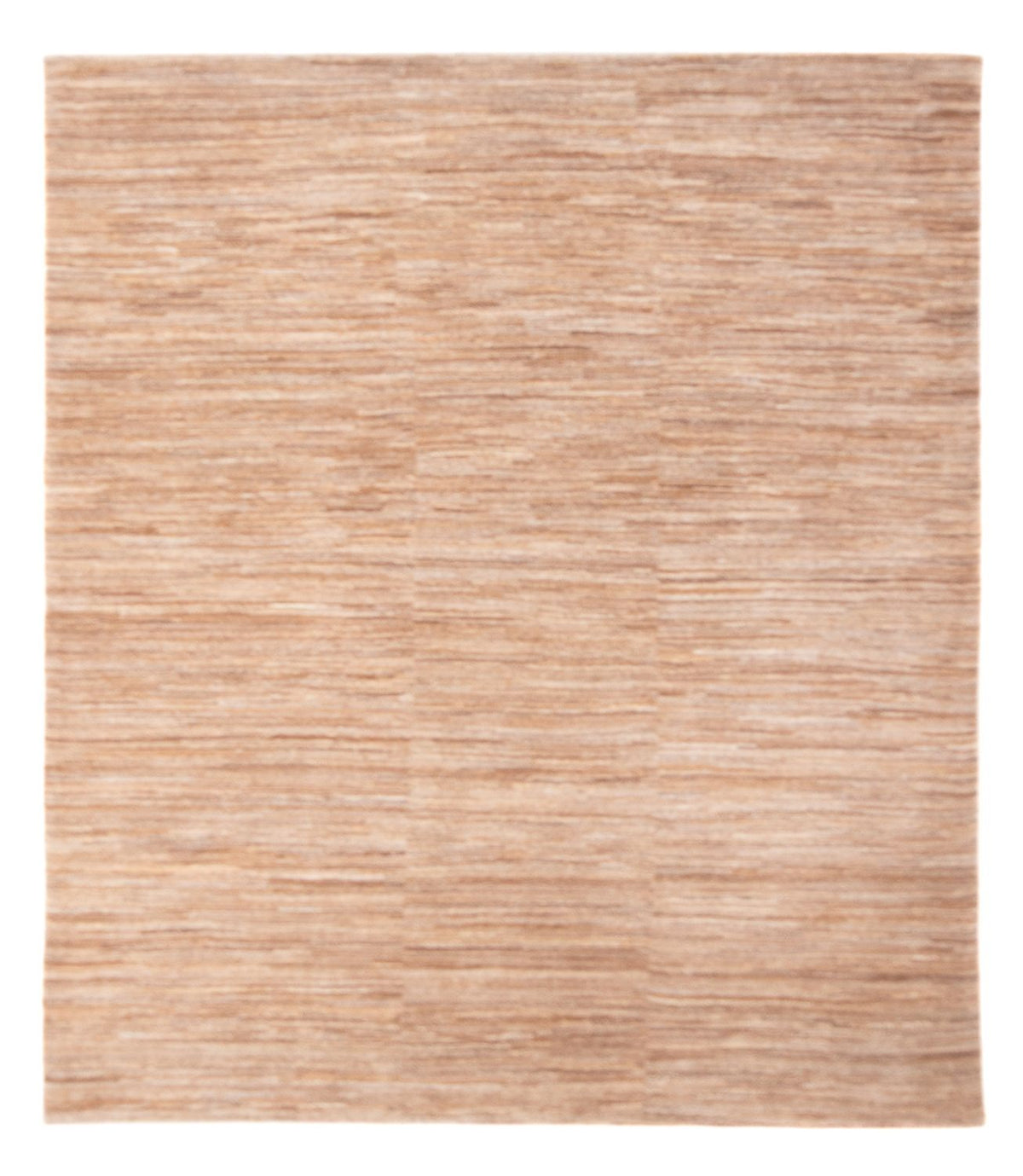 Gabbeh-matta - persisk - 198 x 155 cm - mörk beige