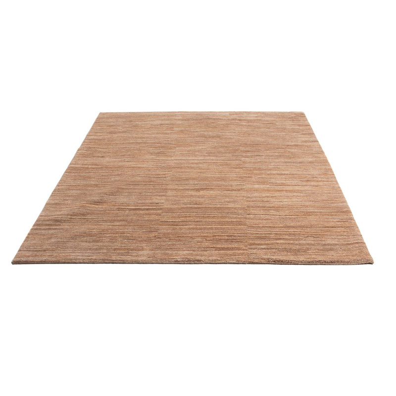 Gabbeh-matta - persisk - 198 x 155 cm - mörk beige