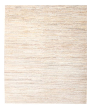 Gabbeh-matta - persisk - 184 x 154 cm - ljusbeige