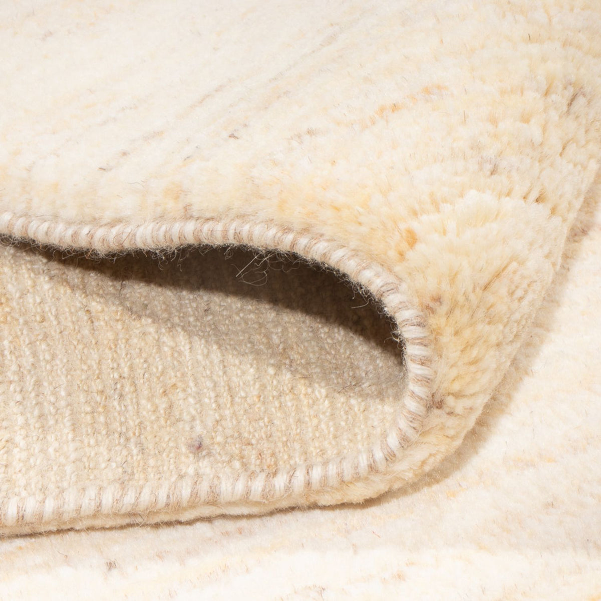 Gabbeh-matta - persisk - 288 x 197 cm - vit