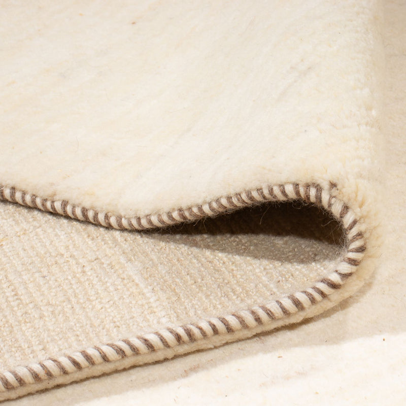 Gabbeh-matta - persisk - 278 x 260 cm - ljusbeige