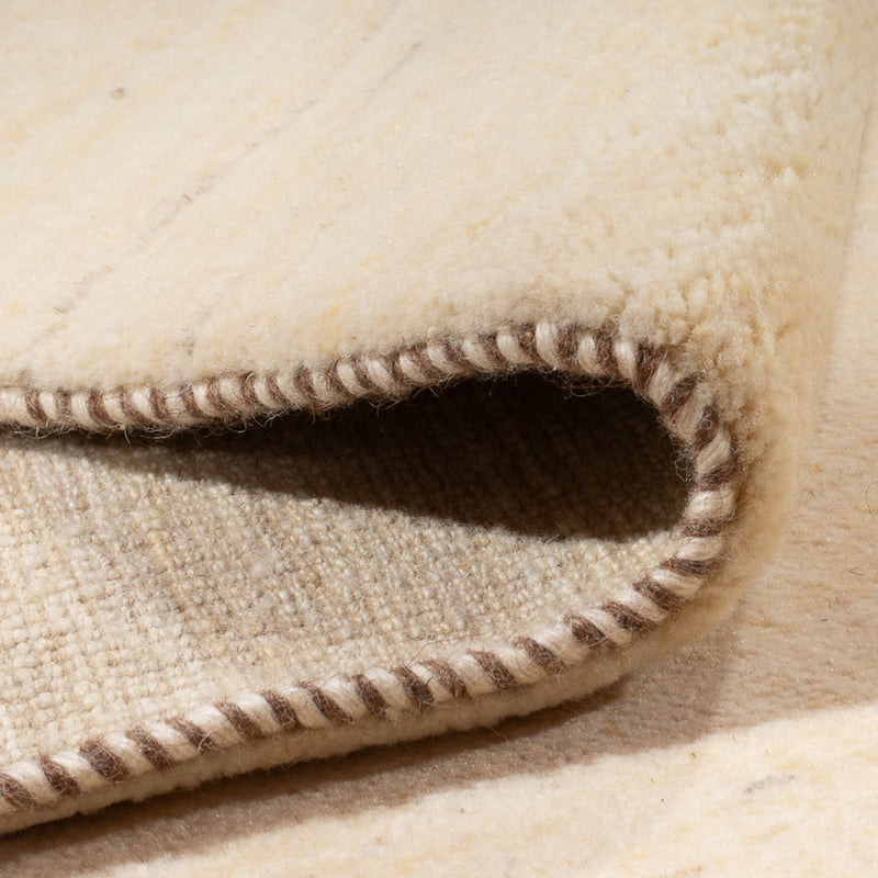 Gabbeh-matta - persisk - 293 x 260 cm - ljusbeige