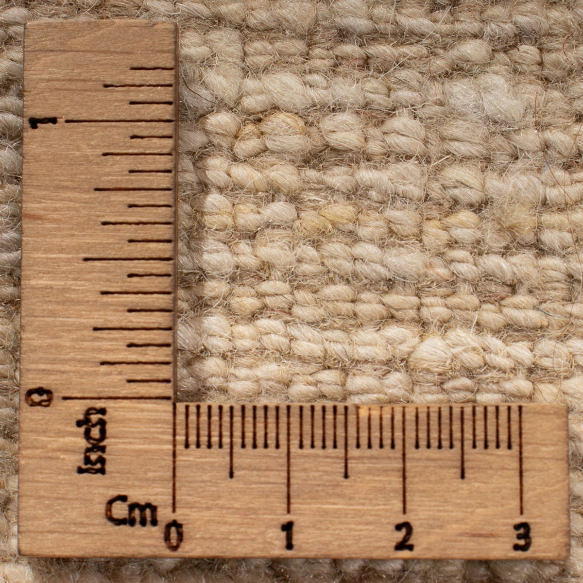 Gabbeh-matta - persisk - 242 x 182 cm - naturvit