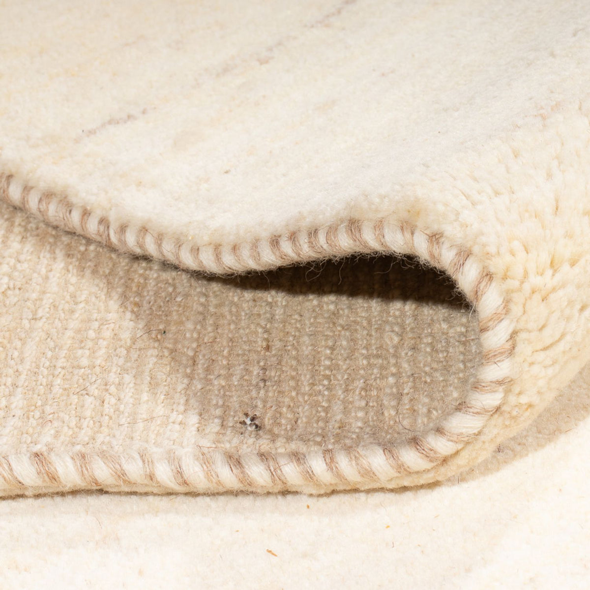 Gabbeh-matta - persisk - 230 x 170 cm - naturvit