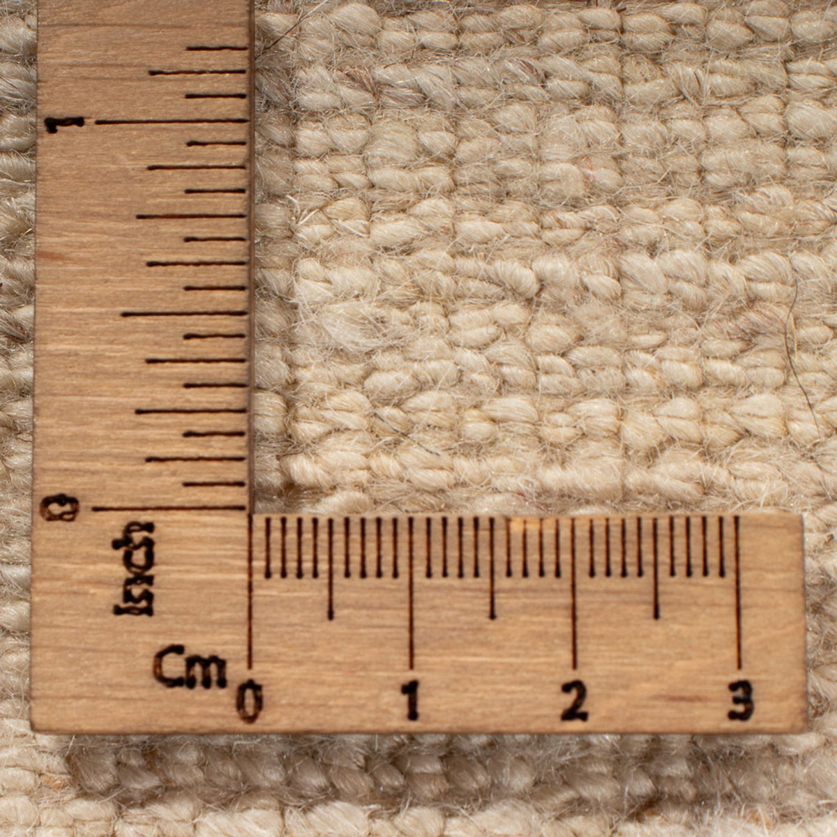 Gabbeh-matta - persisk - 240 x 175 cm - naturvit