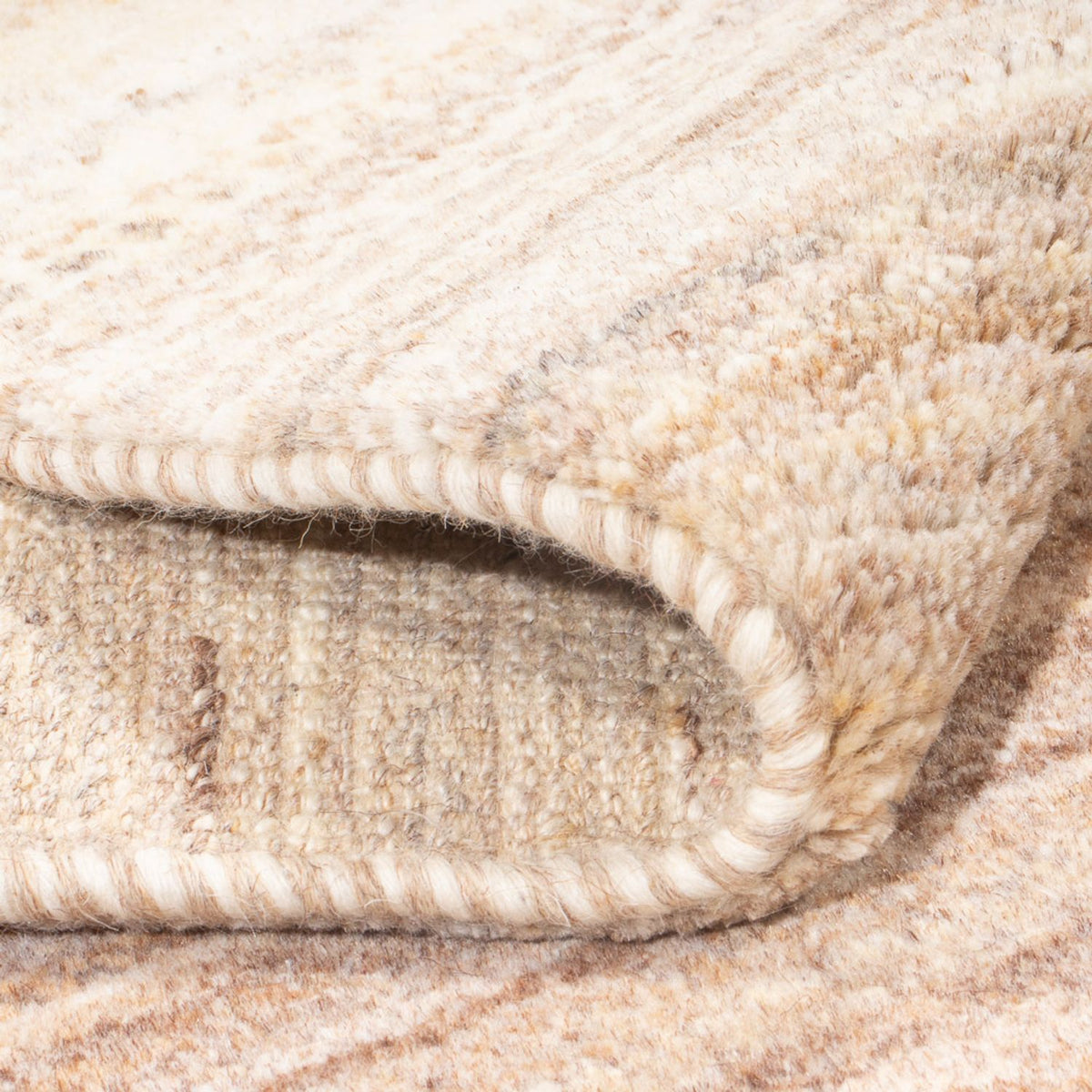 Runner Gabbeh-matta - persisk - 242 x 85 cm - natur