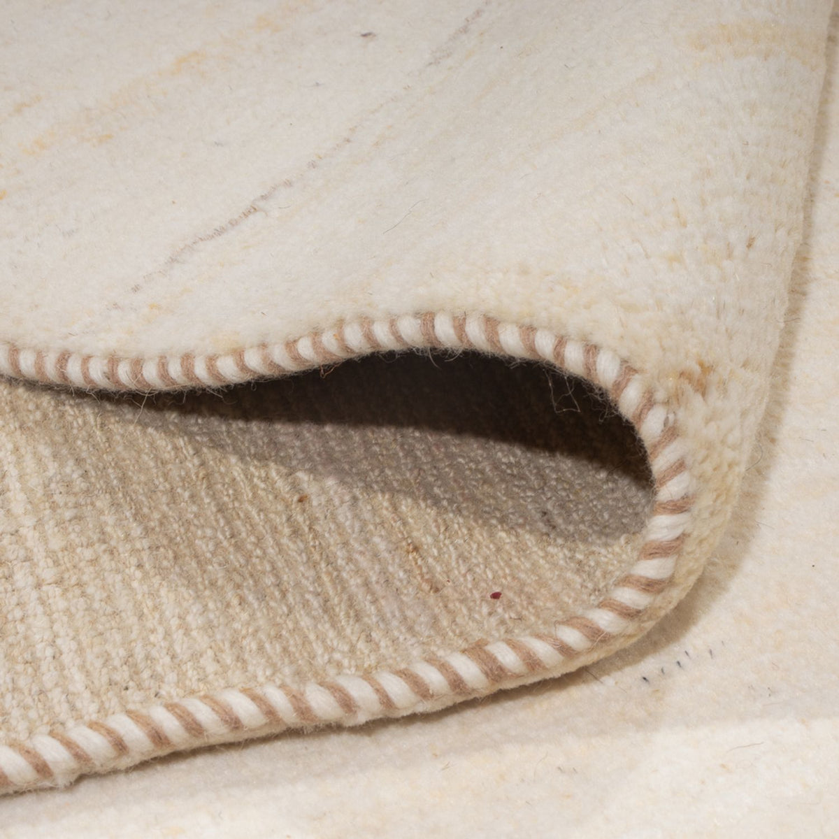 Gabbeh-matta - persisk - 303 x 204 cm - grädde