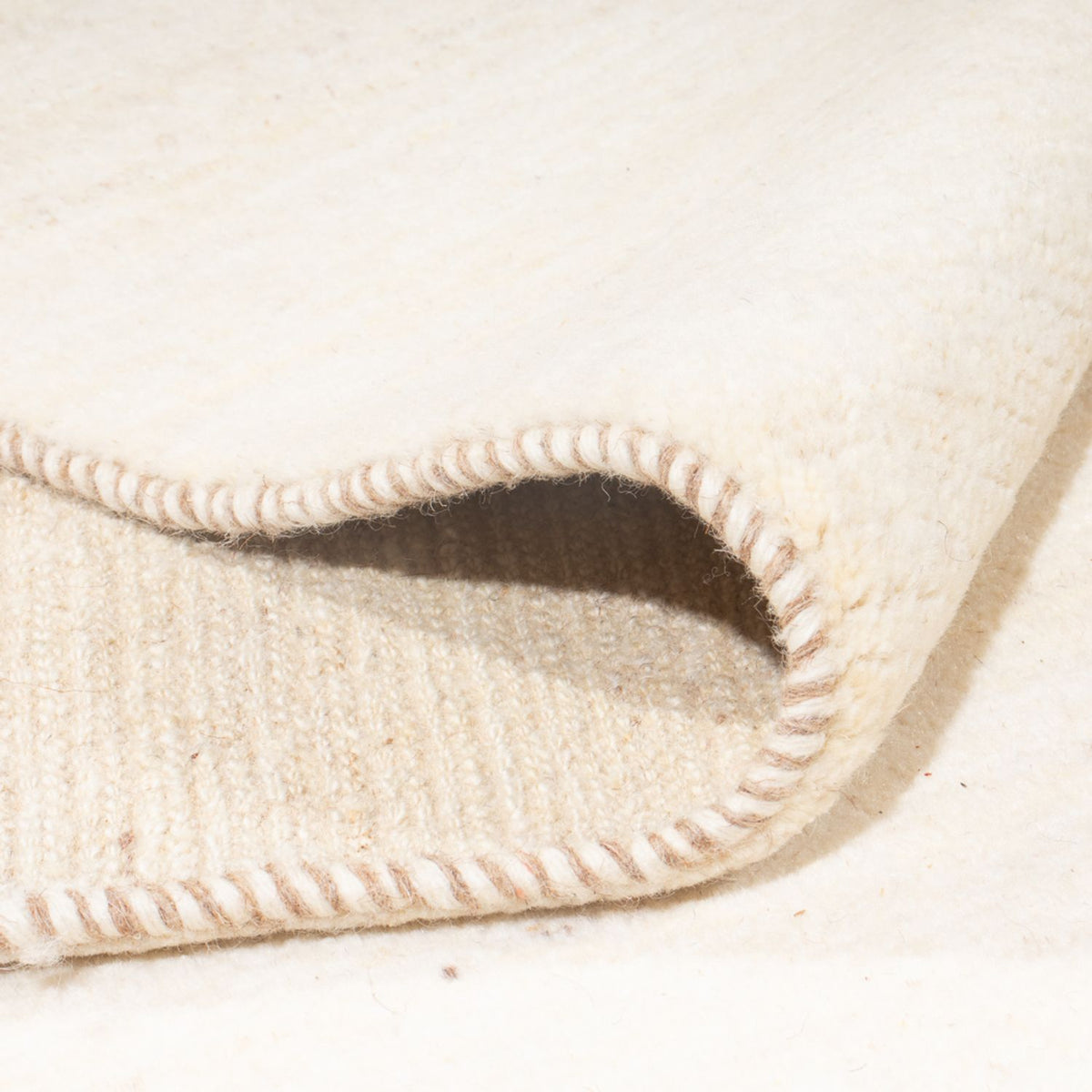 Gabbeh-matta - persisk - 280 x 210 cm - ljusbeige