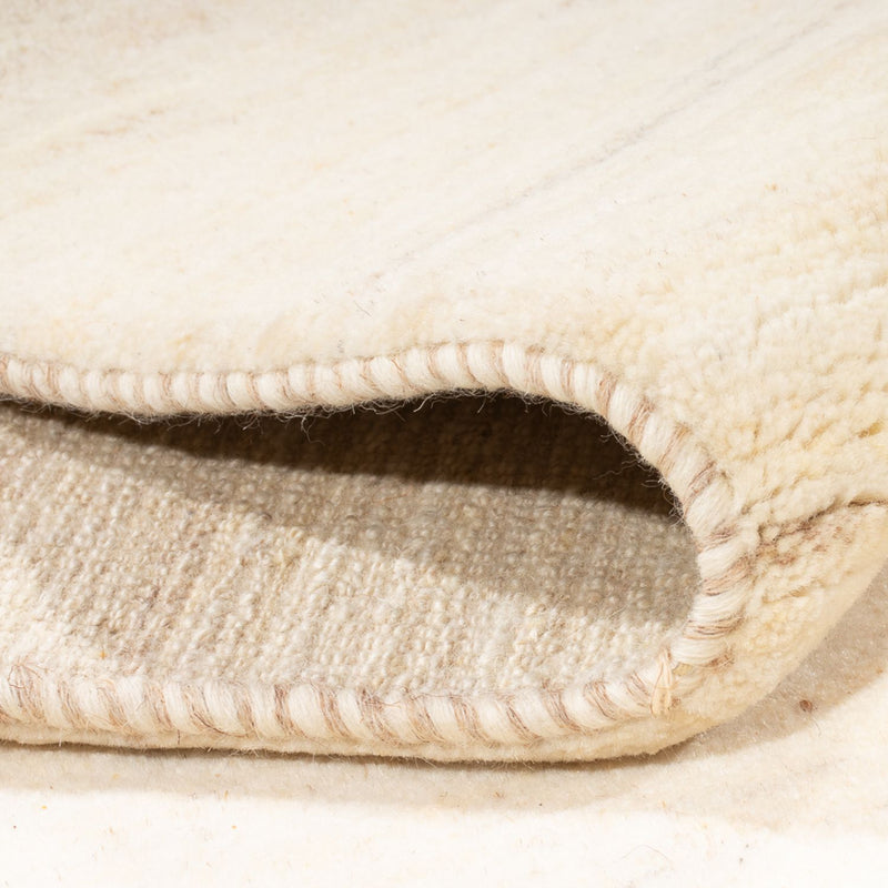 Gabbeh-matta - persisk - 243 x 172 cm - naturvit