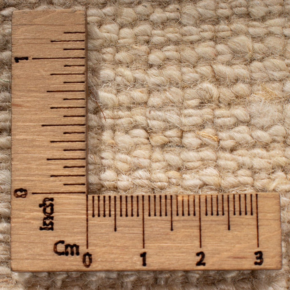 Gabbeh-matta - persisk - 247 x 178 cm - naturvit