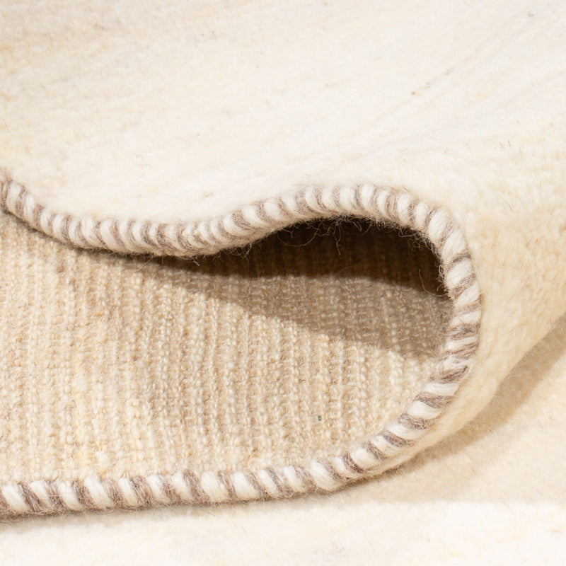 Gabbeh-matta - persisk - 244 x 186 cm - ljusbeige