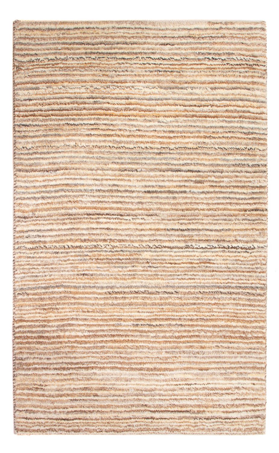 Gabbeh-matta - persisk - 92 x 60 cm - ljusbeige
