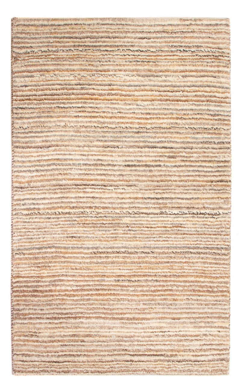 Gabbeh-matta - persisk - 92 x 60 cm - ljusbeige