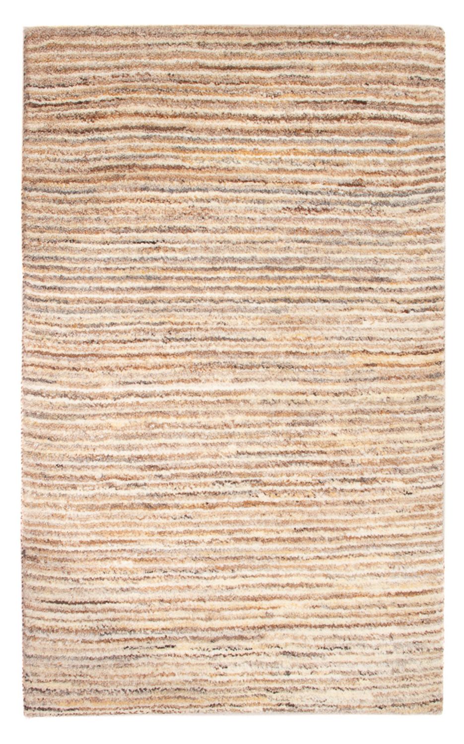 Gabbeh-matta - persisk - 94 x 61 cm - ljusbeige