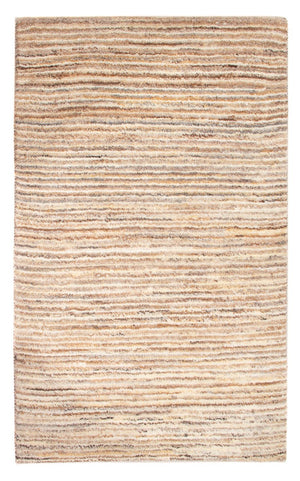Gabbeh-matta - persisk - 94 x 61 cm - ljusbeige