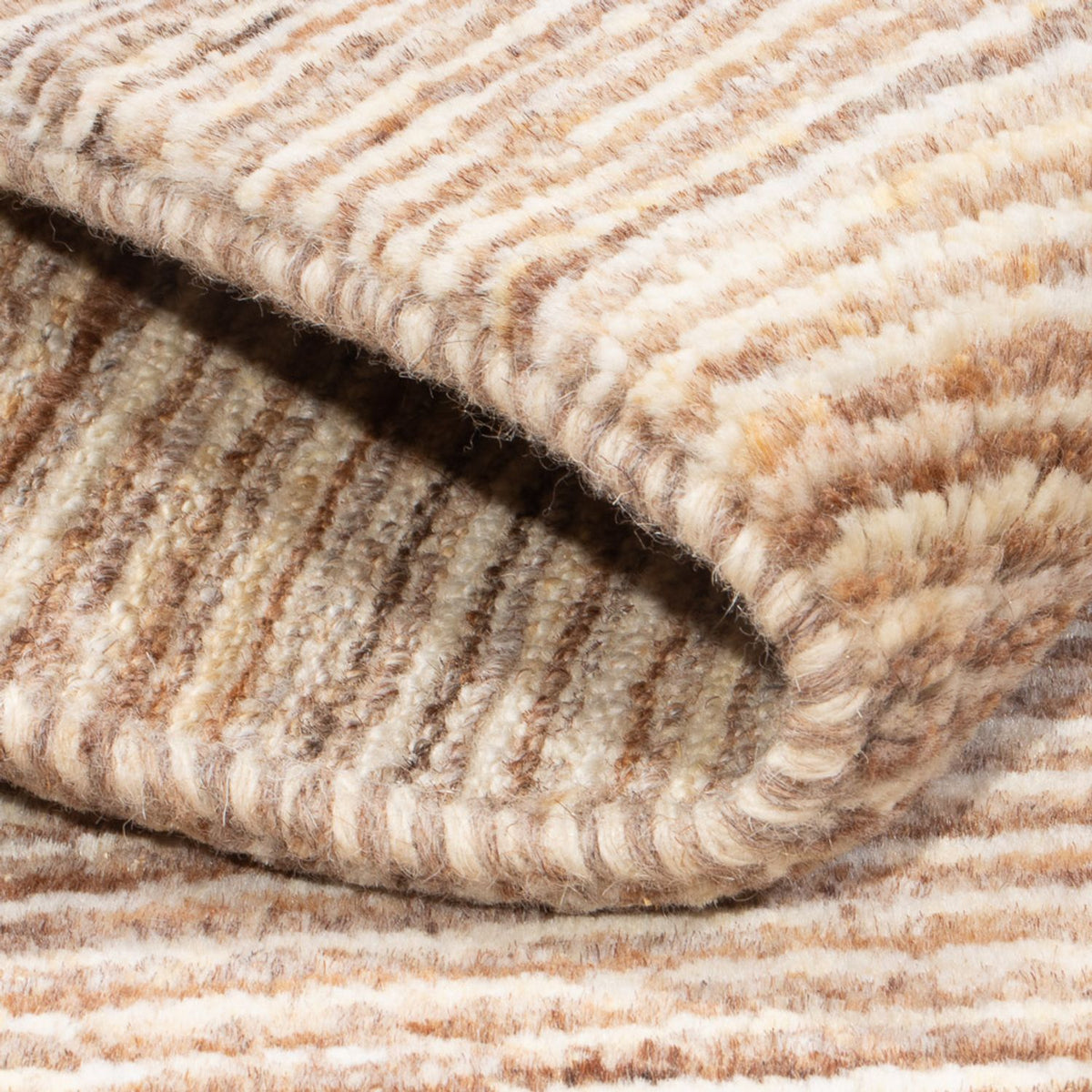 Gabbeh-matta - persisk - 91 x 60 cm - ljusbeige