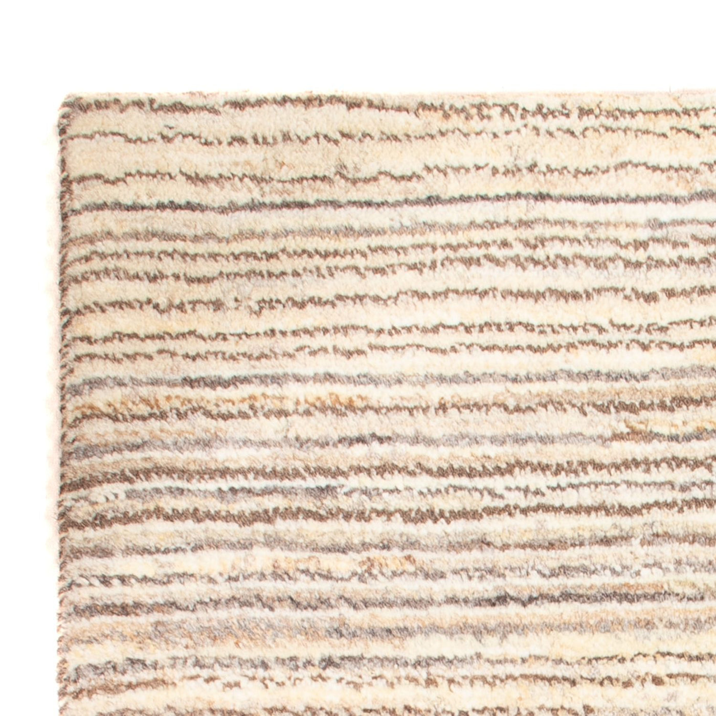 Gabbeh-matta - persisk - 93 x 62 cm - ljusbeige