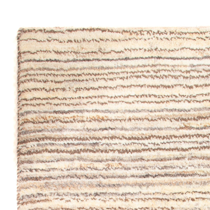 Gabbeh-matta - persisk - 93 x 62 cm - ljusbeige