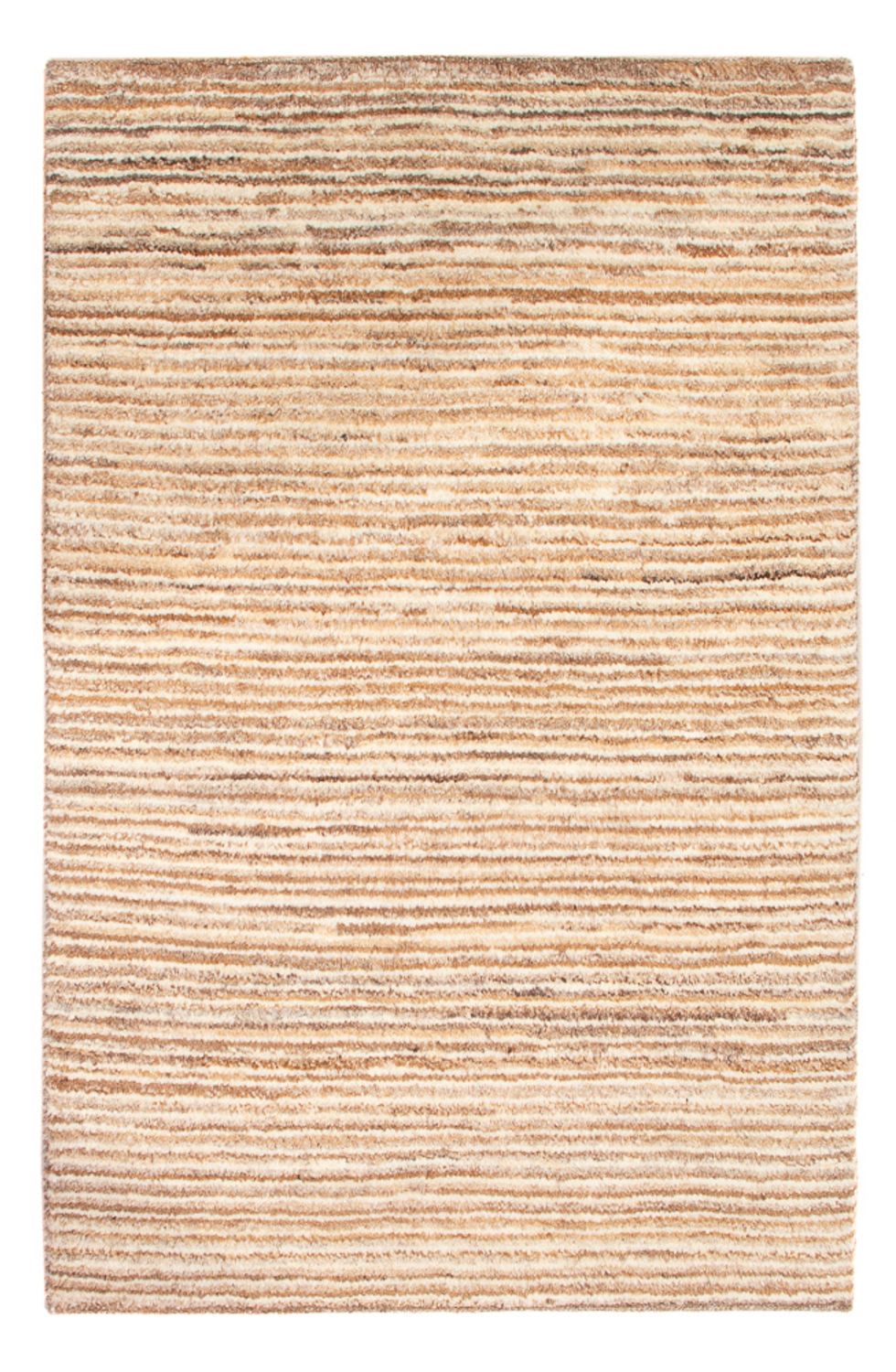 Gabbeh-matta - persisk - 88 x 58 cm - ljusbeige