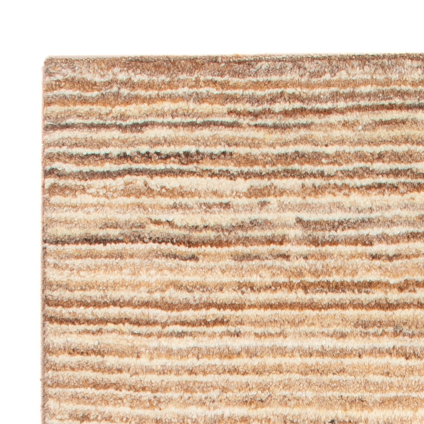 Gabbeh-matta - persisk - 88 x 58 cm - ljusbeige