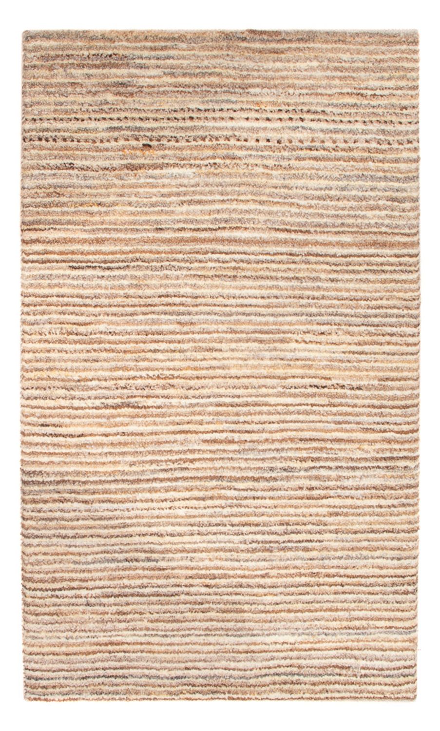 Gabbeh-matta - persisk - 94 x 60 cm - ljusbeige