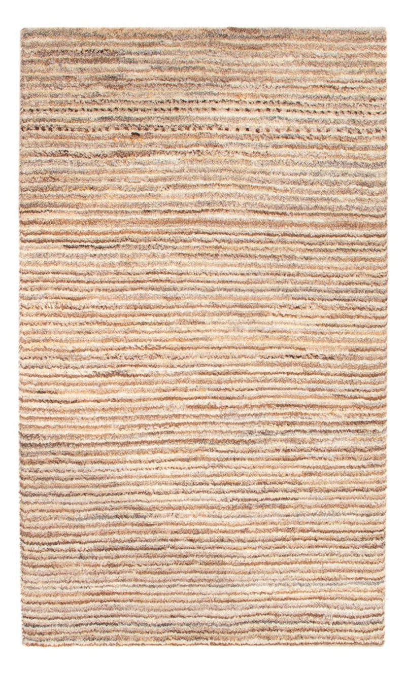 Gabbeh-matta - persisk - 94 x 60 cm - ljusbeige
