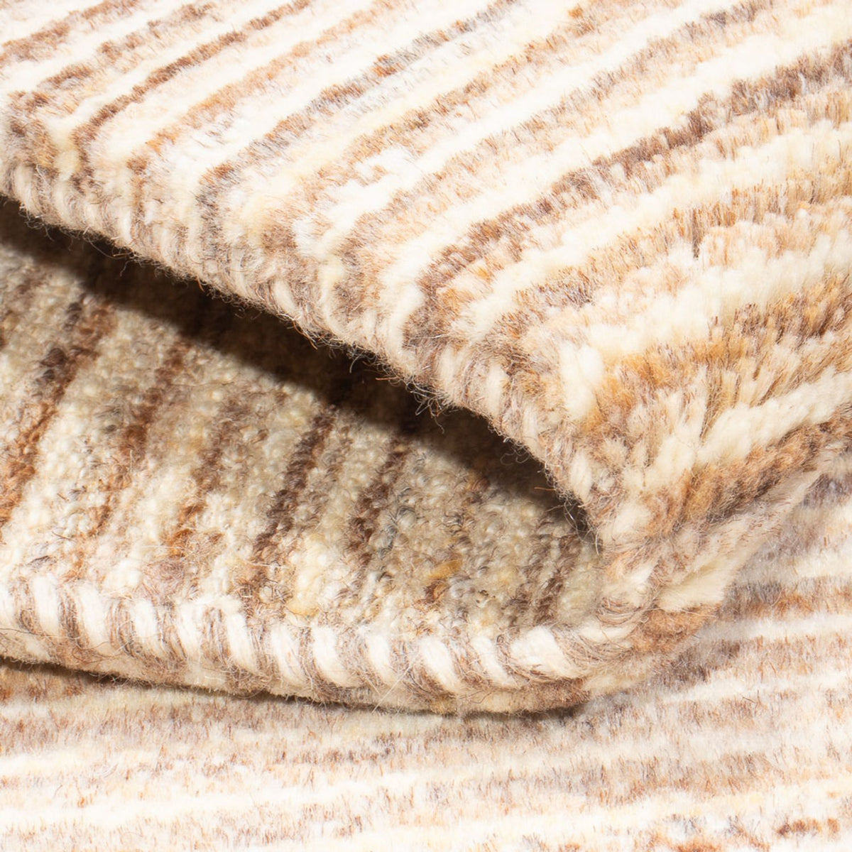 Gabbeh-matta - persisk - 94 x 60 cm - ljusbeige