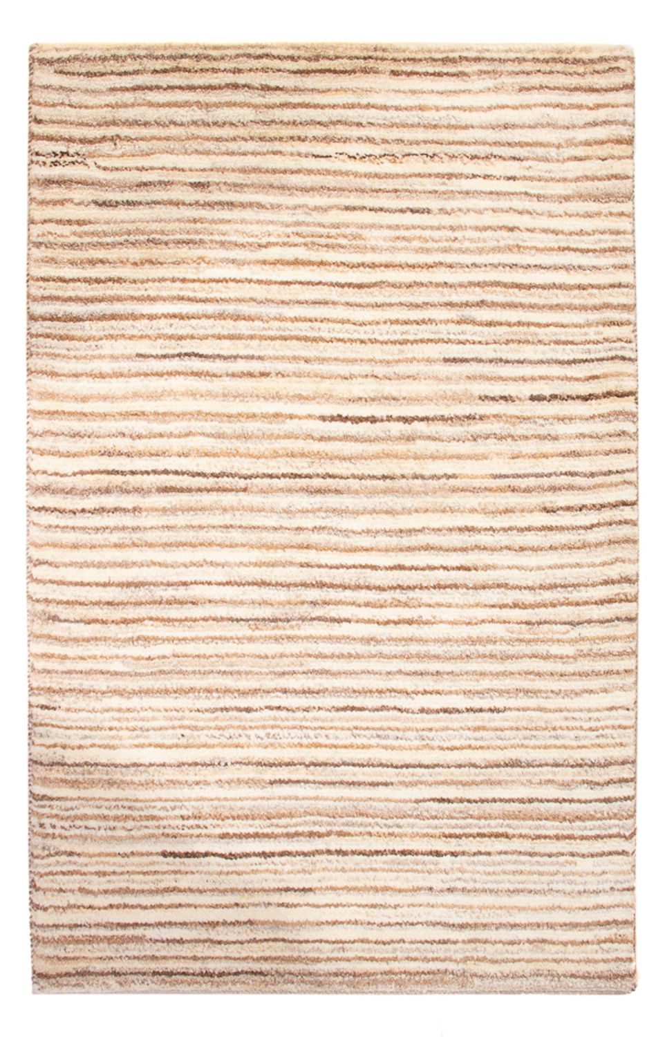Gabbeh-matta - persisk - 95 x 60 cm - ljusbeige