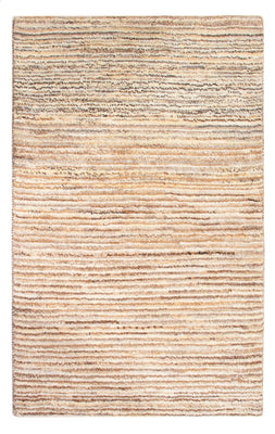 Gabbeh-matta - persisk - 92 x 60 cm - ljusbeige