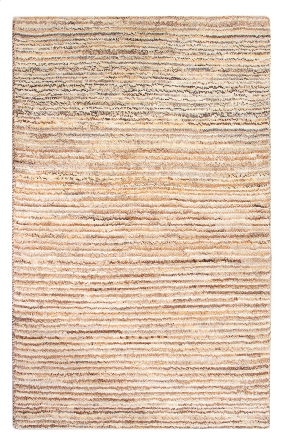 Gabbeh-matta - persisk - 92 x 60 cm - ljusbeige