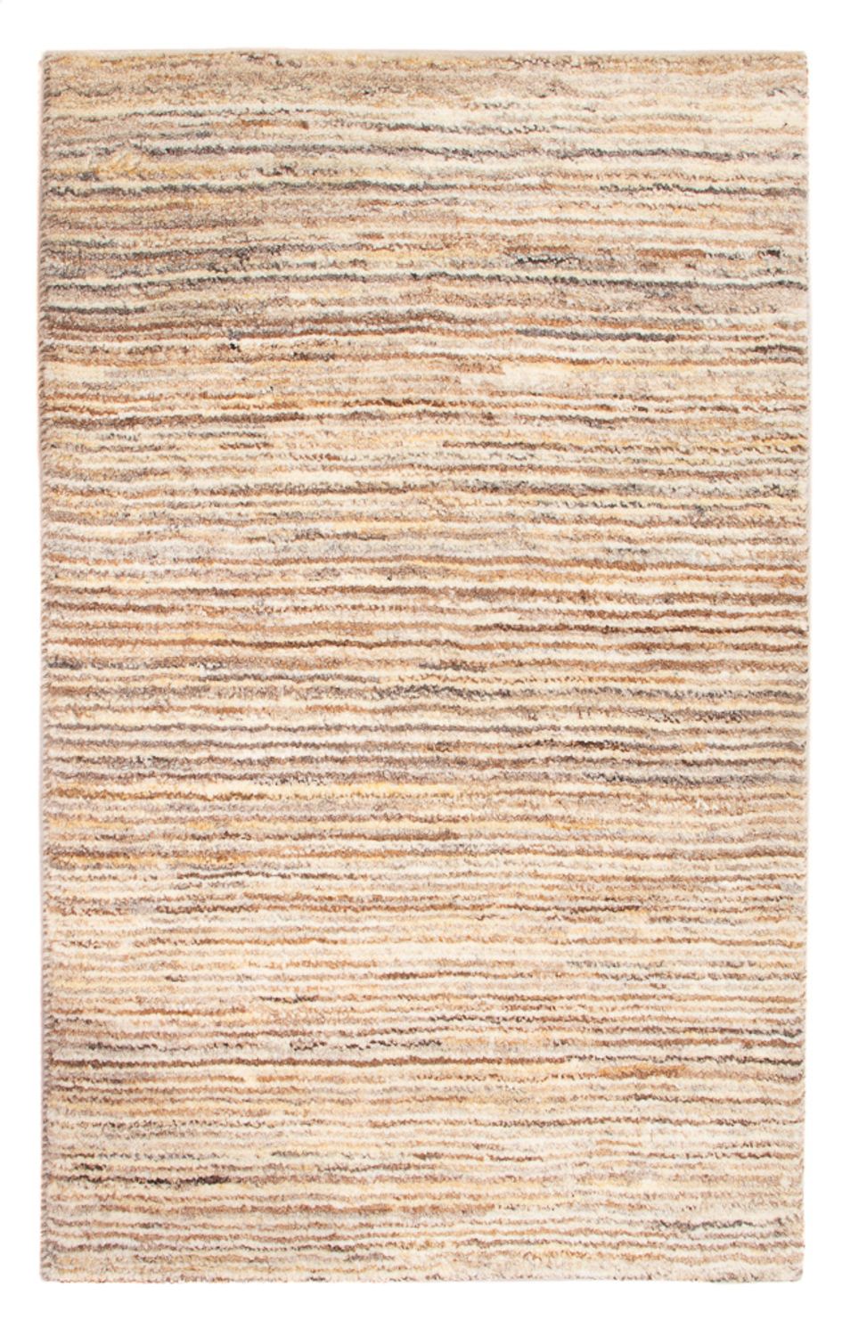 Gabbeh-matta - persisk - 92 x 60 cm - ljusbeige