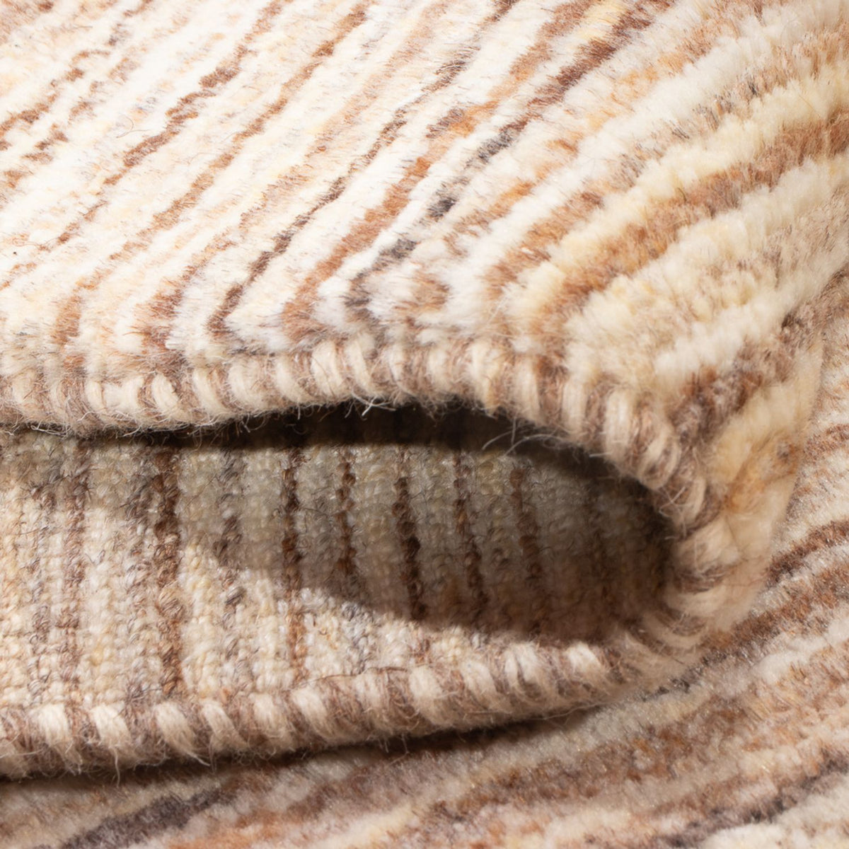 Gabbeh-matta - persisk - 92 x 60 cm - ljusbeige