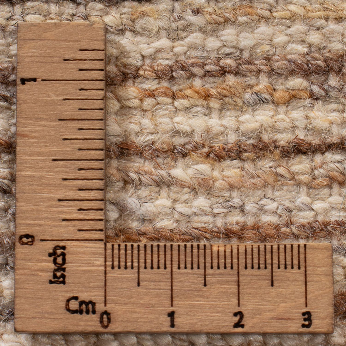 Gabbeh-matta - persisk - 93 x 60 cm - ljusbeige